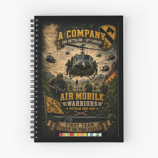 Item preview, A Company, 2nd Battalion, 12th Cavalry Regiment, 1st Cavalry Division (Airmobile) — Vietnam, 1968–1969  designed and sold by Military Insignia Products.
