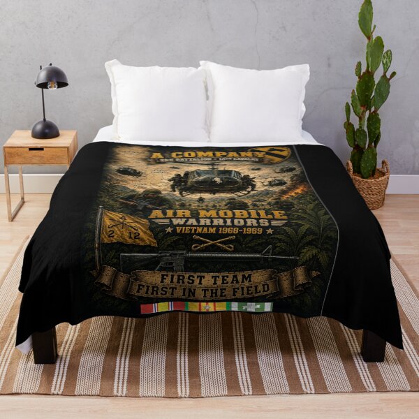 Item preview, A Company, 2nd Battalion, 12th Cavalry Regiment, 1st Cavalry Division (Airmobile) — Vietnam, 1968–1969  designed and sold by Military Insignia Products.