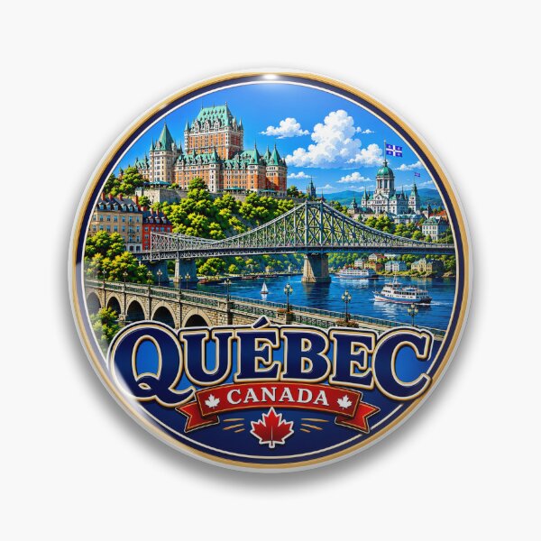 Item preview, Quebec, Canada - Historic Bridge designed and sold by Myra365Art.