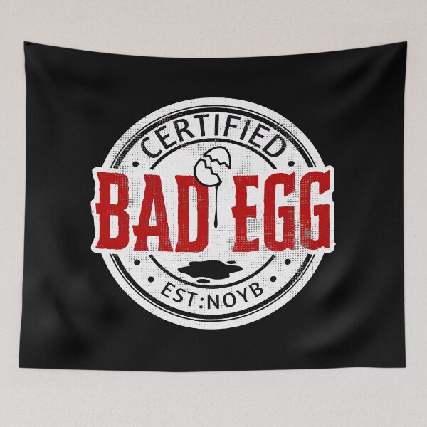 Item preview, Funny Certified Bad Egg Badge designed and sold by TackyTime.