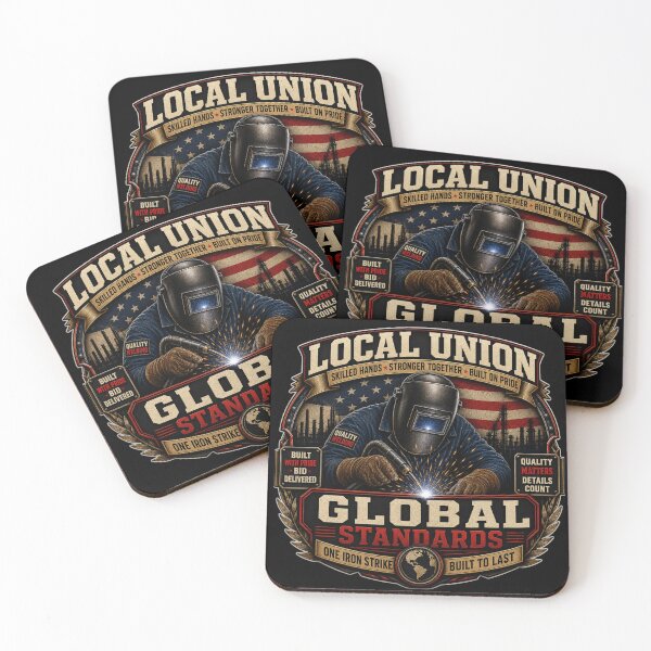 Item preview, Local Union Global Standards Shirt | Union Welder Skilled Trades Graphic Tee designed and sold by LabCore.