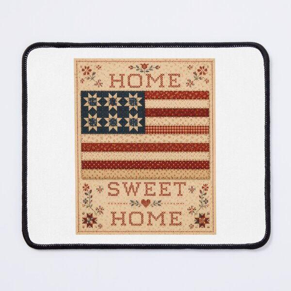 Item preview, Primitive Country Home Sweet Home Rustic Americana Flag designed and sold by chattsuede.