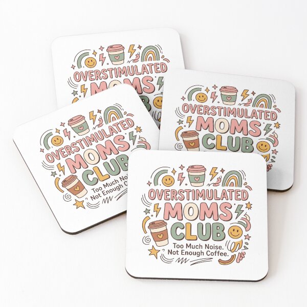 Item preview, Overstimulated Moms Club Coffee And Chaos designed and sold by JulyClub.