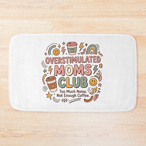 Item preview, Overstimulated Moms Club Coffee And Chaos designed and sold by JulyClub.