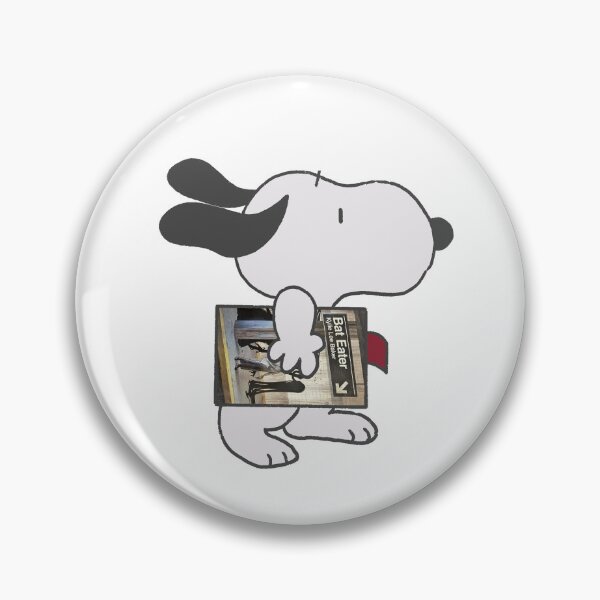 Item preview, snoopy reading bat eater designed and sold by liveawhimsylife.
