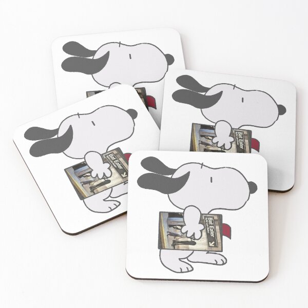 Item preview, snoopy reading bat eater designed and sold by liveawhimsylife.