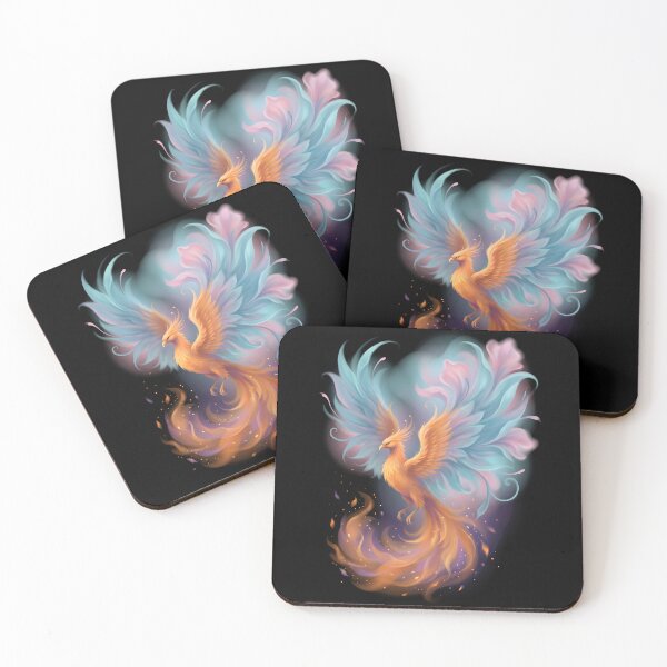 Item preview, Dynamic Mythical Phoenix Bird Fire Aesthetic Art designed and sold by EKHOAISTORE.