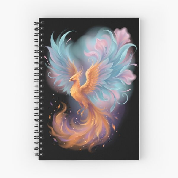 Item preview, Dynamic Mythical Phoenix Bird Fire Aesthetic Art designed and sold by EKHOAISTORE.