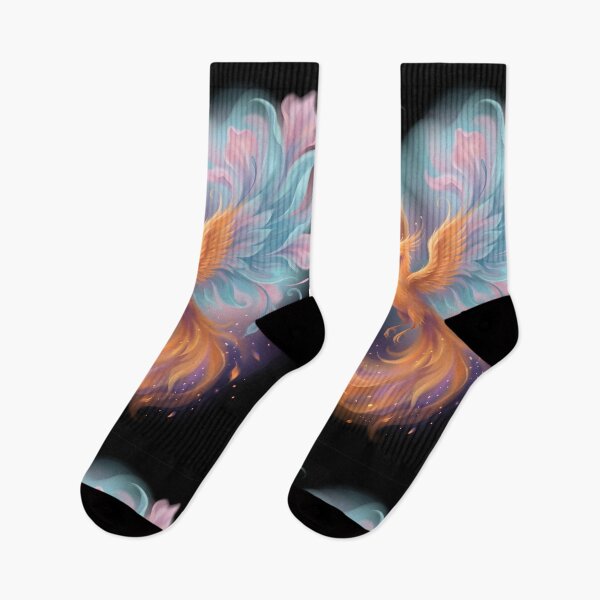 Item preview, Dynamic Mythical Phoenix Bird Fire Aesthetic Art designed and sold by EKHOAISTORE.