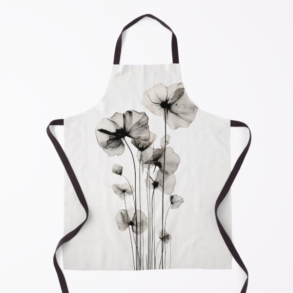 Item preview, X-ray poppies in black and white designed and sold by oryggy.