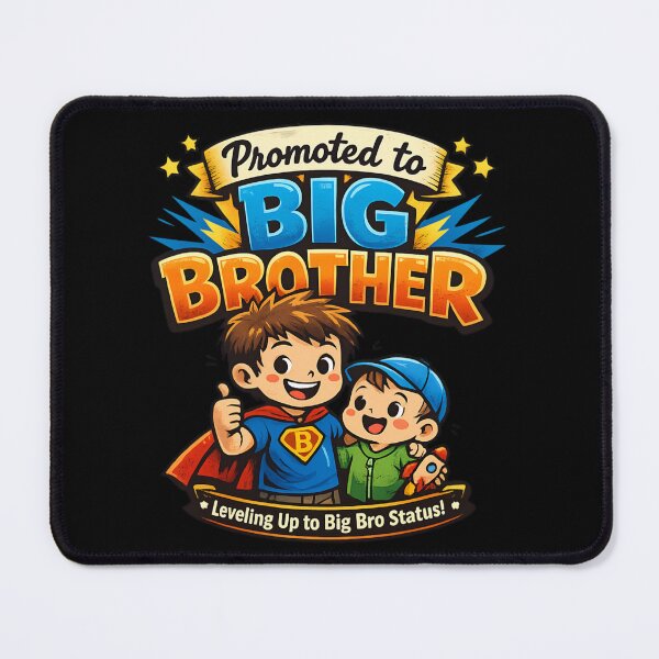 Item preview, Promoted to Big Brother – Cute Sibling Announcement Cartoon designed and sold by SidTastic .