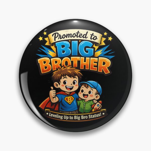 Item preview, Promoted to Big Brother – Cute Sibling Announcement Cartoon designed and sold by SidTastic .