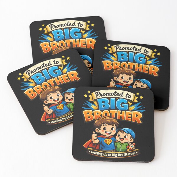 Item preview, Promoted to Big Brother – Cute Sibling Announcement Cartoon designed and sold by SidTastic .