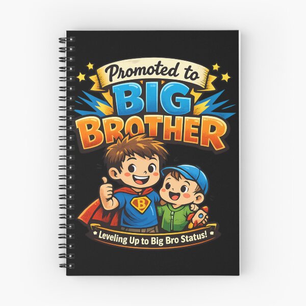 Item preview, Promoted to Big Brother – Cute Sibling Announcement Cartoon designed and sold by SidTastic .