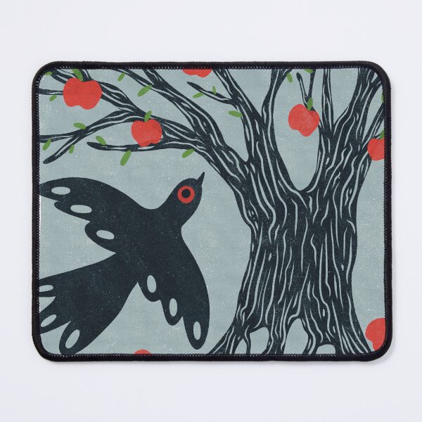 Item preview, modern folk art lino printr designed and sold by KitschByKate.