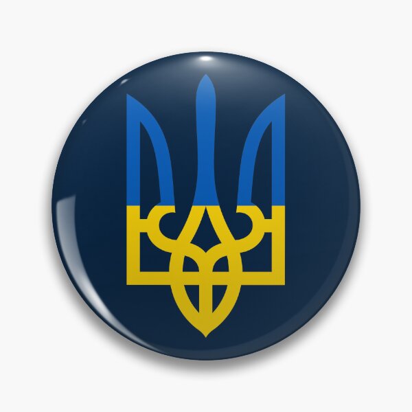 Item preview, Ukraine Flag Color Tryzub designed and sold by Cestus.