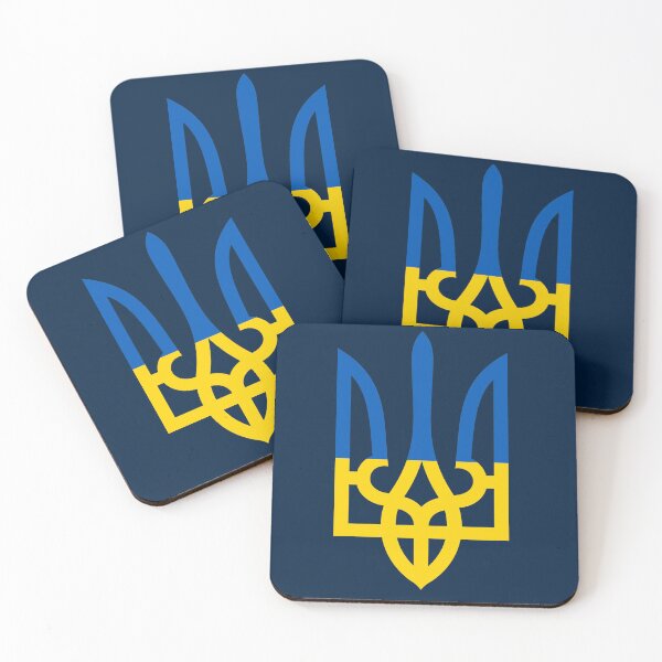Item preview, Ukraine Flag Color Tryzub designed and sold by Cestus.