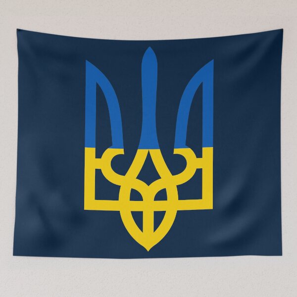 Item preview, Ukraine Flag Color Tryzub designed and sold by Cestus.