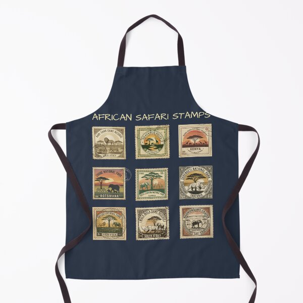 Item preview, Vintage African Safari Wildlife Stamp Collection designed and sold by d247.