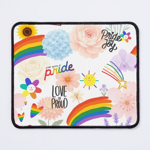 Item preview, Still Blooming Rainbow Floral Pride designed and sold by LifeParody.