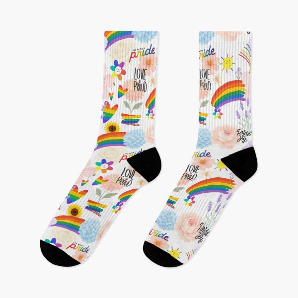 Item preview, Still Blooming Rainbow Floral Pride designed and sold by LifeParody.