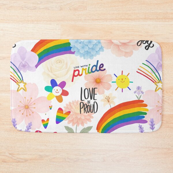 Item preview, Still Blooming Rainbow Floral Pride designed and sold by LifeParody.