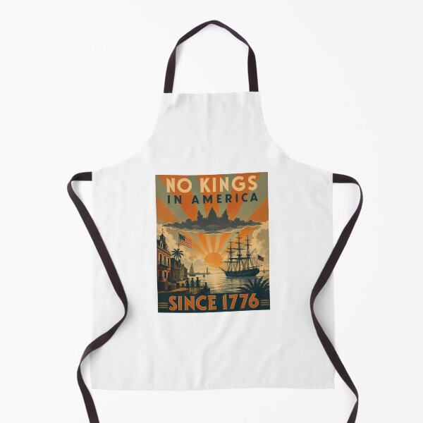 Item preview, No Kings In America Since 1776 Vintage Patriotic Colonial Harbor designed and sold by chattsuede.