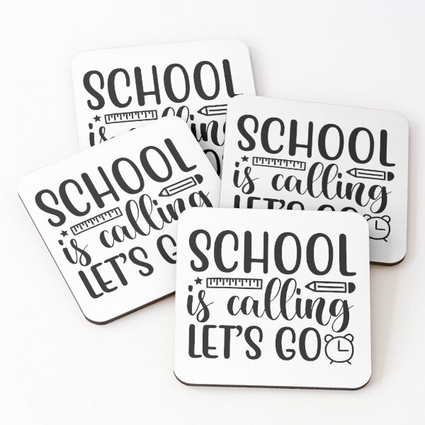 Item preview, School Is Calling Lets Go - Cute Kindergarten Teacher Grade Classroom Student Gift designed and sold by FuzionRaptor.