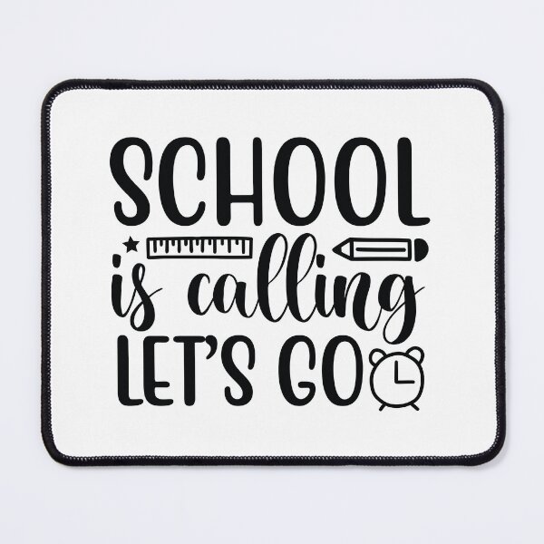 Item preview, School Is Calling Lets Go - Cute Kindergarten Teacher Grade Classroom Student Gift designed and sold by FuzionRaptor.