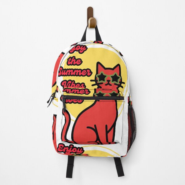 Item preview, A cat enjoying the summer atmosphere designed and sold by fflavien.