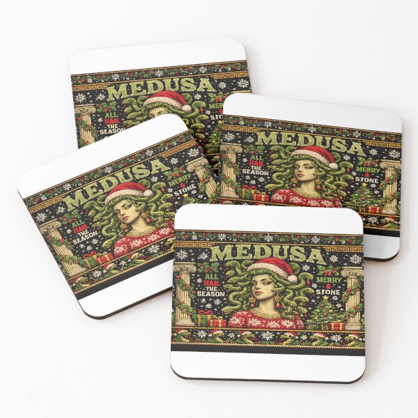Item preview, Medusa Ugly Christmas Sweater | Greek Mythology Holiday Design designed and sold by ButterflyHolly Resource.