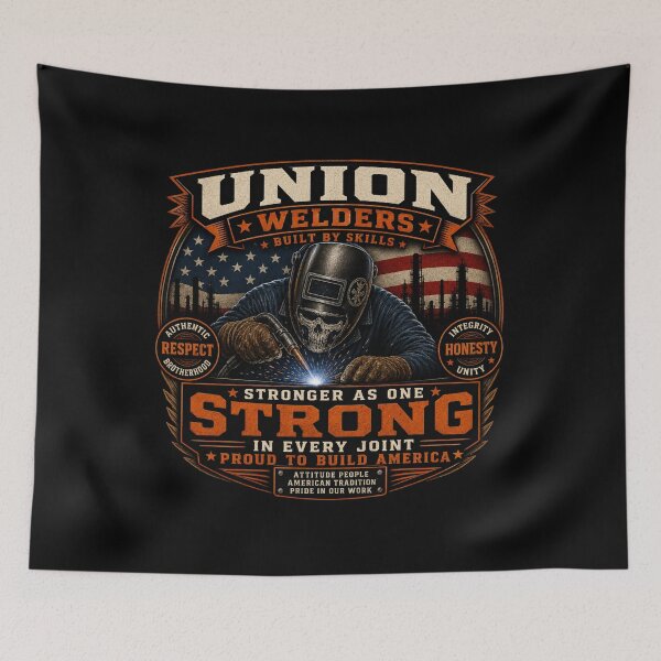 Item preview, Union Welders Proud To Build America Shirt | Stronger As One Welding Graphic designed and sold by LabCore.