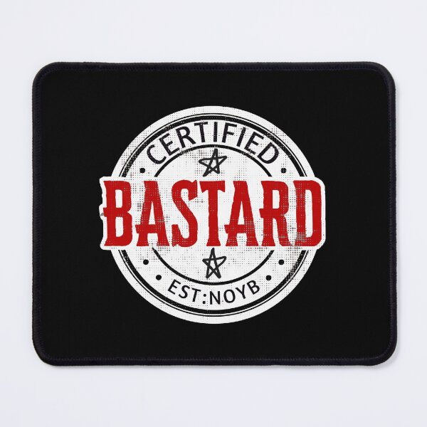 Item preview, Funny Certified Bastard Badge designed and sold by TackyTime.