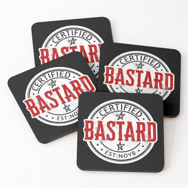 Item preview, Funny Certified Bastard Badge designed and sold by TackyTime.