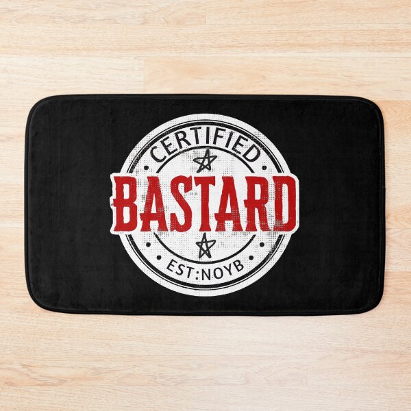 Item preview, Funny Certified Bastard Badge designed and sold by TackyTime.