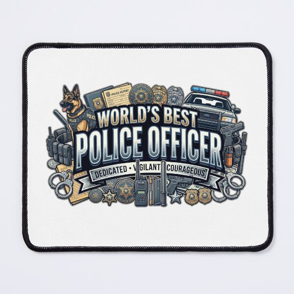 Item preview, World's Best Police Officer Law Enforcement designed and sold by CdnVeteranGraphics .
