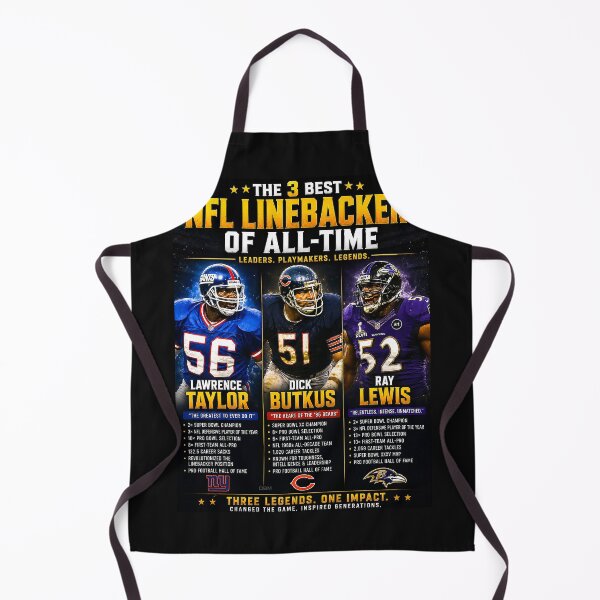 Item preview, Pro Football — 3 Greatest Linebackers of All Time - Taylor - Butkus - Lewis designed and sold by DBM Photo Art 1.