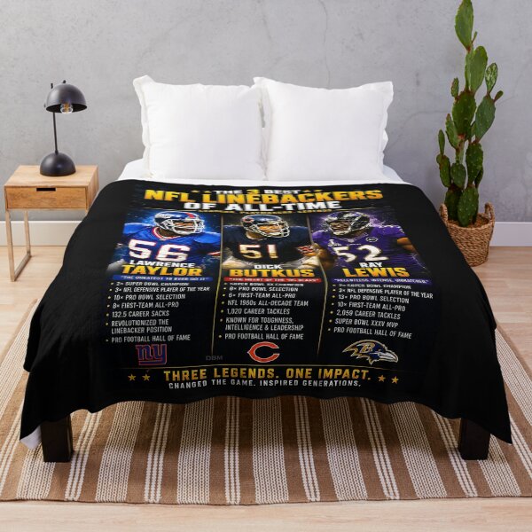 Item preview, Pro Football — 3 Greatest Linebackers of All Time  - Taylor - Butkus - Lewis designed and sold by DBM Photo Art 1.