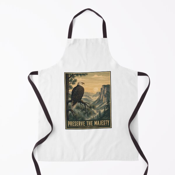 Item preview, Preserve The Majesty Bald Eagle Vintage National Park designed and sold by chattsuede.