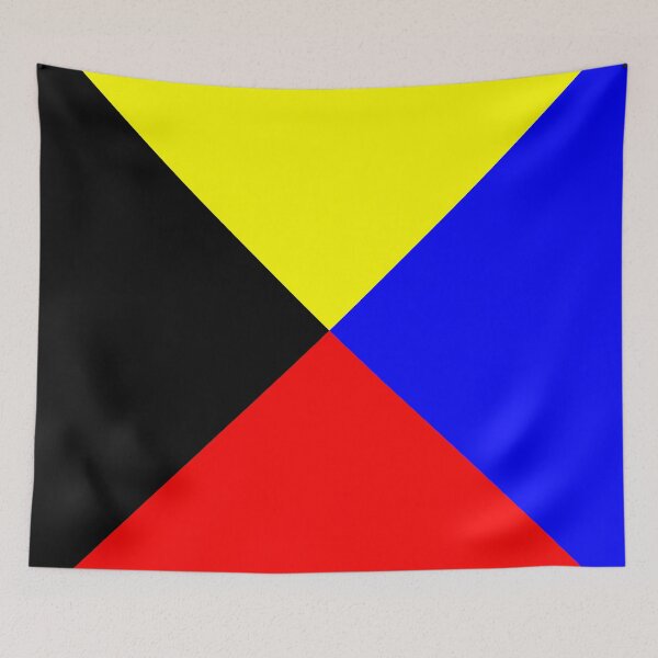 Item preview, Zulu Maritime Signal Flag - Phonetic Alphabet designed and sold by AnnSign.