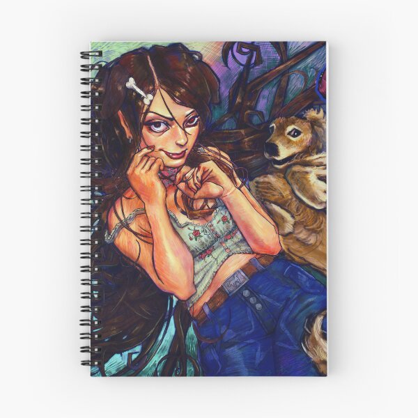 Item preview, Kindred Souls Colorful Dog Girl Art designed and sold by Michelle-Scott.