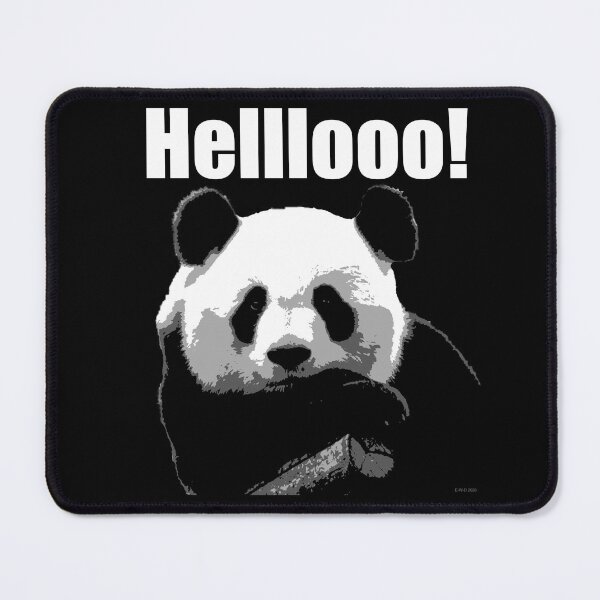 Item preview, Charming panda saying Hello! designed and sold by E-W-D.