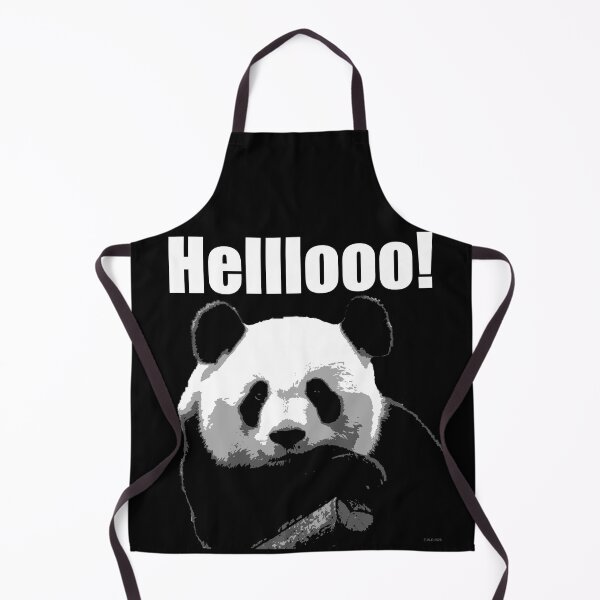 Item preview, Charming panda saying Hello! designed and sold by E-W-D.