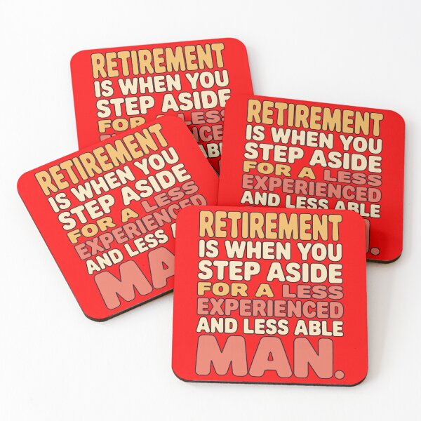 Item preview, Retirement Humor Design Retirement When You Step Aside For A Less Experienced Man designed and sold by fantasticdesign.