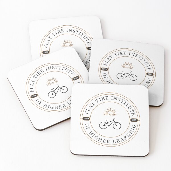 Item preview, Flat Tire Institute of Higher Learning Logo designed and sold by Noydee Red Salavan.