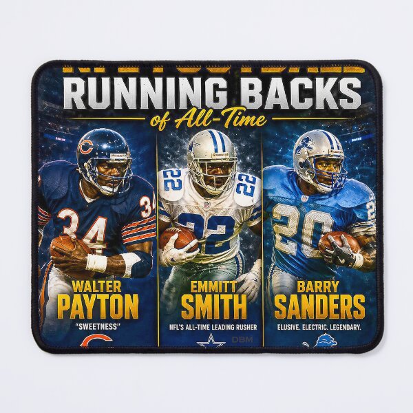 Item preview, Pro Football 3 Best Running Back - Walter - Emmitt - Barry designed and sold by DBM Photo Art 1.