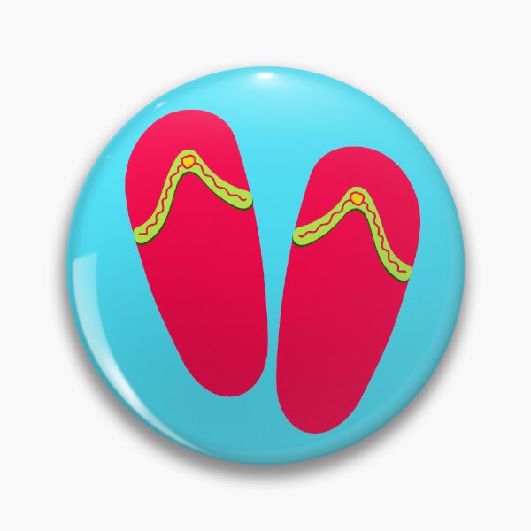 Item preview, Vibrant Pink Flip Flops - Summer Beach Graphic designed and sold by Caterina@.