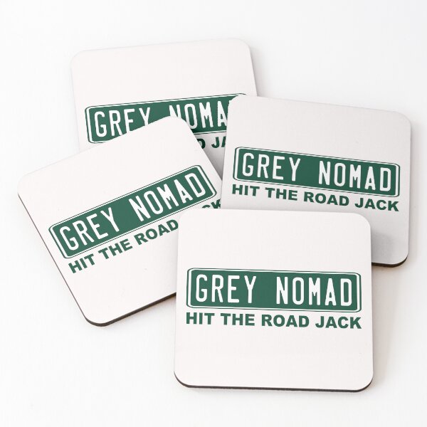 Item preview, Grey Nomad; Hit The Road Jack; designed and sold by StickerApe.
