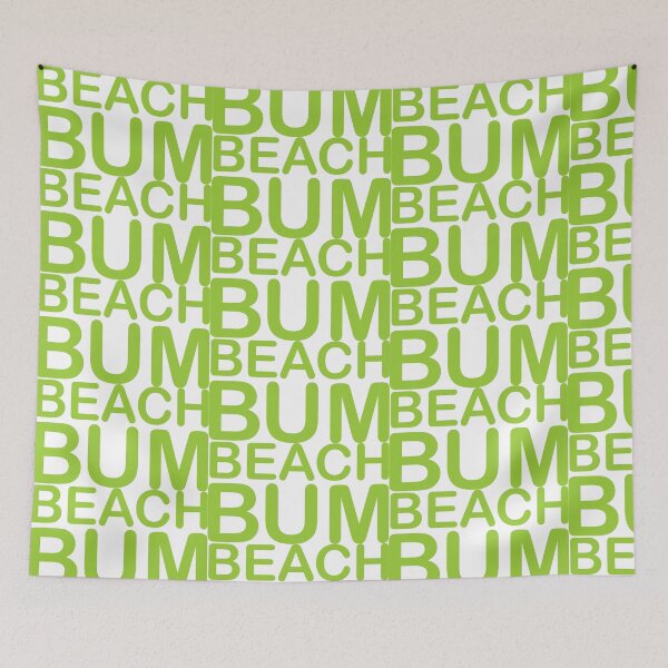 Item preview, Beach Bum Neon Green Round Beach Goers T-Shirts Hats  designed and sold by Rolographics1.