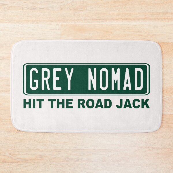 Item preview, Grey Nomad; Hit The Road Jack; designed and sold by StickerApe.